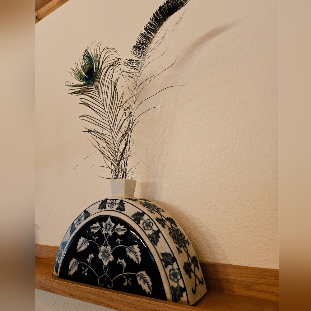 Antique Chinese Handpainted Pottery Vase